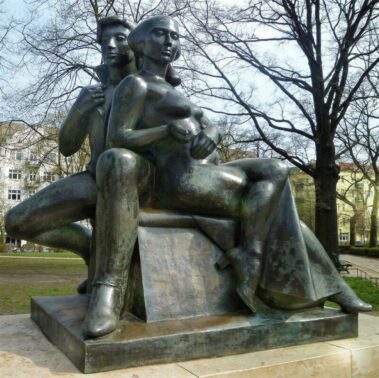 Skulpturengruppe Bettina und Achim von Arnim